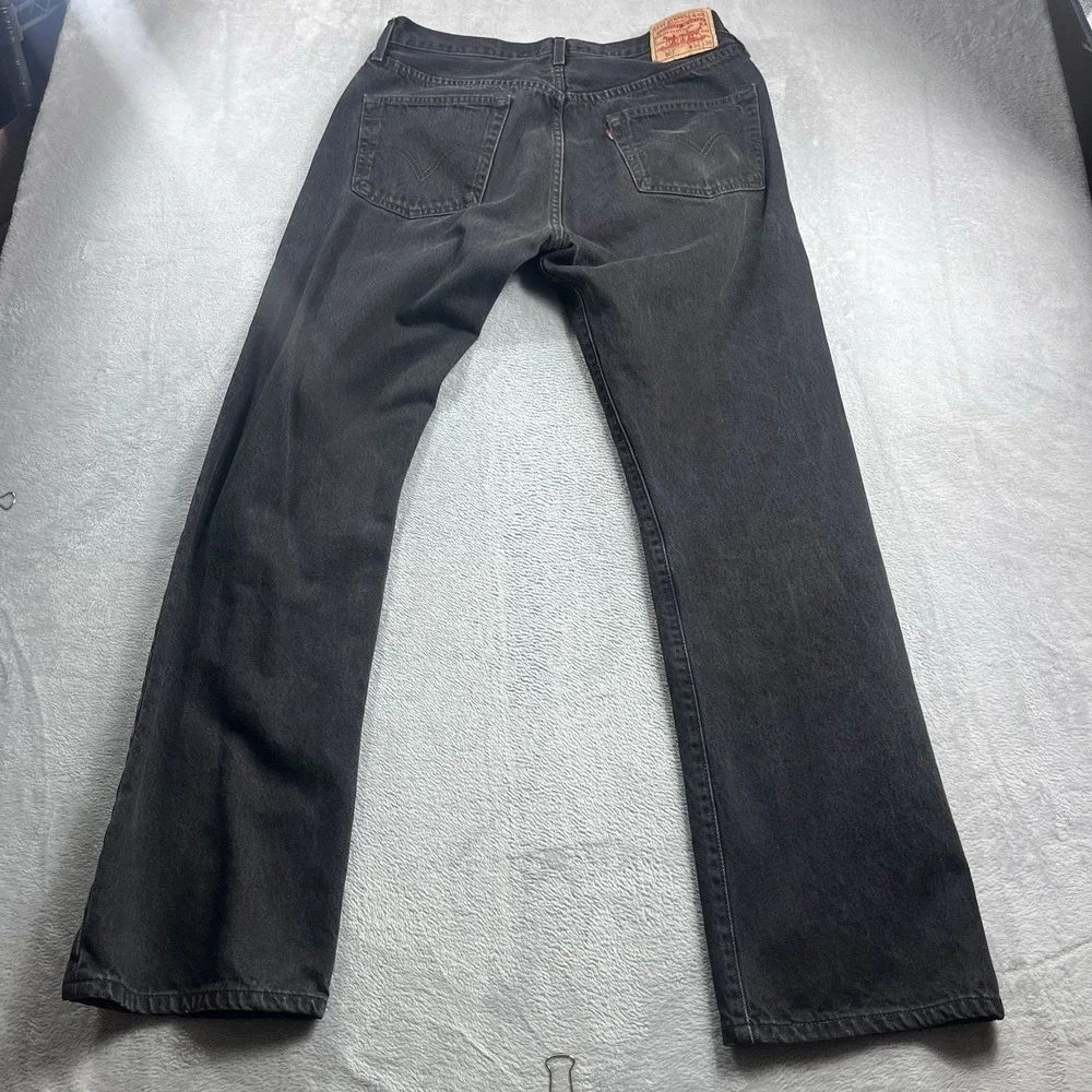 VINTAGE Levi's 501‎ xx Jeans Mens 36x34* Black Button Fly Straight Leg